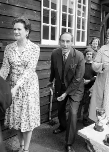 Liberal Party leader Jeremy Thorpe visits a flower show August 1978 Liberal Party leader Jeremy Thorpe visits a flower show August 1978
