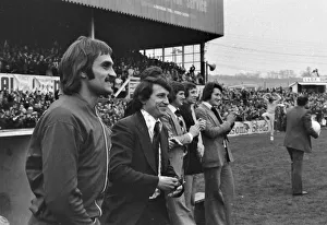 Lincoln manager Graham Taylor takes to the pitch following Lincoln City' Lincoln manager Graham Taylor takes to the pitch following Lincoln City'