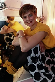Linda Davidson Actress former Eastenders star February 1989 Linda Davidson Actress former Eastenders star February 1989