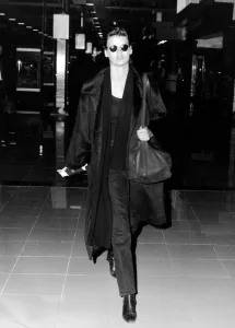 Linda Evangelista leaving Heathrow for New York on Concorde February 1993 Linda Evangelista leaving Heathrow for New York on Concorde February 1993