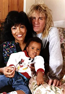 Linda Lewis with boyfriend Saul and son Jesse - October 1989 Linda Lewis with boyfriend Saul and son Jesse - October 1989