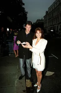 Linda Lusardi Model July 1998 Former page three model arriving at sticky Fingers Linda Lusardi Model July 1998 Former page three model arriving at sticky Fingers
