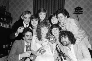 Linda Nolan celebrates her 21st birthday at home in Ilford with her family Linda Nolan celebrates her 21st birthday at home in Ilford with her family