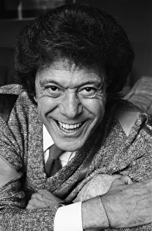 Lionel Blair pictured at home. 19th October 1983 Lionel Blair pictured at home. 19th October 1983