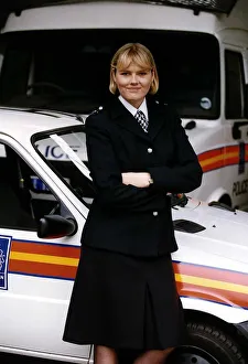 Lisa Geoghan Actress Stars In the TV Programme The Bill - police uniform Lisa Geoghan Actress Stars In the TV Programme The Bill - police uniform