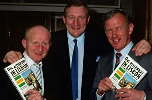 Lisbon Lions with copy of Celtic book May 1988 Lisbon Lions with copy of Celtic book May 1988