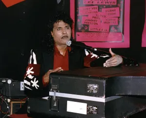 Little Richard at his press conference today at the Orange North End Crescent West London Little Richard at his press conference today at the Orange North End Crescent West London