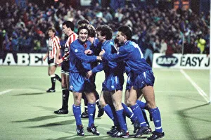 Littlewoods Cup. Oldham Athletic 2-0 Southampton 31st January 1990 Littlewoods Cup. Oldham Athletic 2-0 Southampton 31st January 1990
