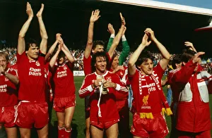 Liverpool celebrate winning First Division 1988 Liverpool celebrate winning First Division 1988