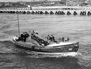 The Liverpool class RNLB motor lifeboat The Cuttle at RNLI Great Yarmouth The Liverpool class RNLB motor lifeboat The Cuttle at RNLI Great Yarmouth