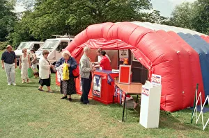 The Liverpool Echo stand at St Helens show. Sherdley Park, St Helen, Merseyside The Liverpool Echo stand at St Helens show. Sherdley Park, St Helen, Merseyside