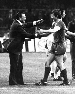 Liverpool manager Bob Paisley congratulates Kenny Dalglish 1978 after European Cup Final Liverpool manager Bob Paisley congratulates Kenny Dalglish 1978 after European Cup Final