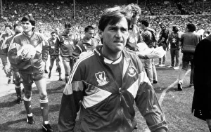 Liverpool manager Kenny Dalglish leads out his team at Wembley before the start of Liverpool manager Kenny Dalglish leads out his team at Wembley before the start of