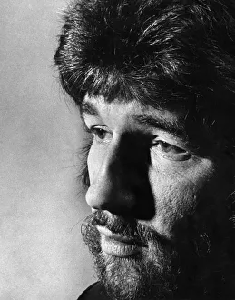 Liverpool playwright Willy Russell pictured during an interview. December 1976 Liverpool playwright Willy Russell pictured during an interview. December 1976