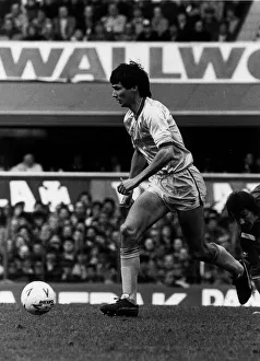 Liverpool's Alan Hansen playing in the FA Cup semi final v Manchester United at Liverpool's Alan Hansen playing in the FA Cup semi final v Manchester United at