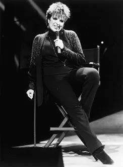 Liza Minnelli singer actress on stage at the London Palladium 1986 Liza Minnelli singer actress on stage at the London Palladium 1986