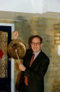 Lloyd Grossman Chef/TV Presenter March 1998 Opening the Crest Show house at Lloyd Grossman Chef/TV Presenter March 1998 Opening the Crest Show house at