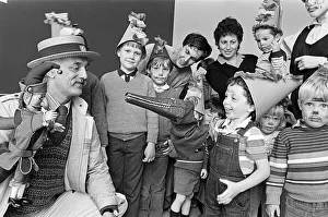 Local author Ron Maris with some of the children aged between three and 16 Local author Ron Maris with some of the children aged between three and 16