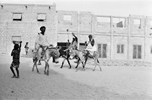 Images Dated 23rd May 1976: Local tribesmen riding into Timbuktu 23rd May 1976