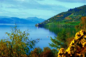 Loch Ness, Urquahart Castle and Bay Inverness Scotland Lochs Loch Ness, Urquahart Castle and Bay Inverness Scotland Lochs