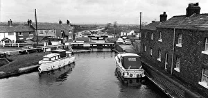 The Top Locks, Lathom, where the Leeds and Liverpool Canal branches off to Rufford The Top Locks, Lathom, where the Leeds and Liverpool Canal branches off to Rufford
