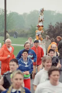 The London Marathon - 1990. Picture taken at the start, Greenwich The London Marathon - 1990. Picture taken at the start, Greenwich