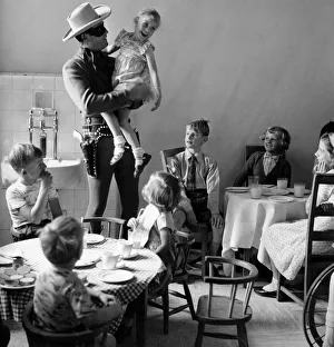 The Lone Ranger with children of the Great Ormond Street Hospital The Lone Ranger with children of the Great Ormond Street Hospital