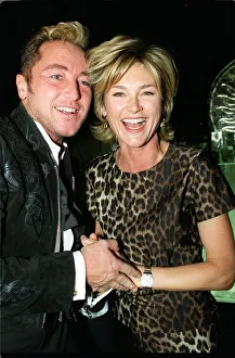 LORD OF THE DANCE MICHAEL FLATLEY CELEBRATING WITH ANTHEA TURNER AT HIS AFTER SHOW PARTY LORD OF THE DANCE MICHAEL FLATLEY CELEBRATING WITH ANTHEA TURNER AT HIS AFTER SHOW PARTY