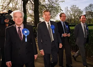 Lord MacKay Ian Lang Michael Forsyth and Malcolm Rifkind top tories stroll through Lord MacKay Ian Lang Michael Forsyth and Malcolm Rifkind top tories stroll through