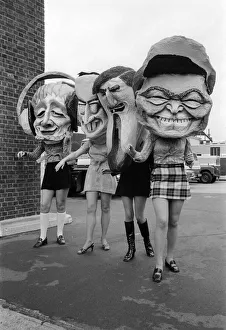 Lord Mayors Show in London November 1970 Effigies of l-r Kenny Everett David Lord Mayors Show in London November 1970 Effigies of l-r Kenny Everett David