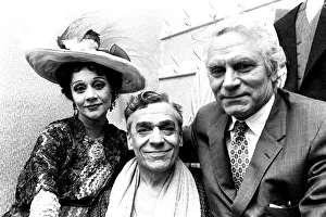 Lord Olivier came to watch his wife, Joan Plowright, star with Paul Schofield (centre) Lord Olivier came to watch his wife, Joan Plowright, star with Paul Schofield (centre)
