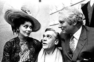 Lord Olivier came to watch his wife, Joan Plowright, star with Paul Schofield (centre) Lord Olivier came to watch his wife, Joan Plowright, star with Paul Schofield (centre)