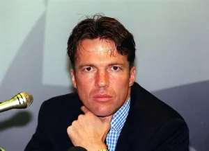 Lothar Matthaus, September 1999. At the Press Conference for the Rangers vs Lothar Matthaus, September 1999. At the Press Conference for the Rangers vs