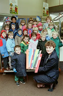 Luke Walker, from Marsden Nursery School, is seen with classmates who visited W H SmithA¿ Luke Walker, from Marsden Nursery School, is seen with classmates who visited W H SmithA¿