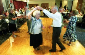 The Lyon's Tea dance at the The Thistle Hotel. People on the dance floor The Lyon's Tea dance at the The Thistle Hotel. People on the dance floor