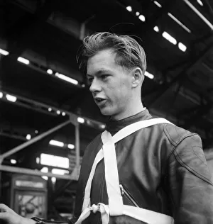 M. Richardson who was killed on his first lap in the 1952 TT Races. September 1952 C4531 M. Richardson who was killed on his first lap in the 1952 TT Races. September 1952 C4531