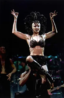 Madonna the singer and actress performing in madison square gardens playing the part of Madonna the singer and actress performing in madison square gardens playing the part of