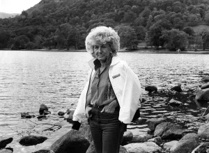 Maggie Atkinson, wife of Ron Atkinson. June 1984 P017042 Maggie Atkinson, wife of Ron Atkinson. June 1984 P017042