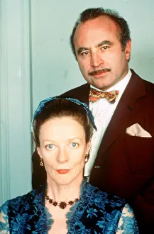 Maggie Smith actress with Bob Hoskins actor Dbase MSI Maggie Smith actress with Bob Hoskins actor Dbase MSI