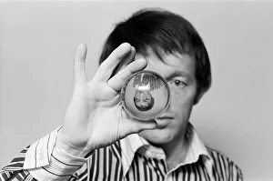 Magician Paul Daniels with a crystal ball. 1st February 1978 Magician Paul Daniels with a crystal ball. 1st February 1978