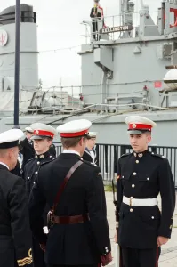 Mirror/0900to0999 00919/major andrew milne inspects members sea cadets ts Mirror/0900to0999 00919/major andrew milne inspects members sea cadets ts