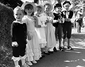 Making quite a picture for the Saltburn Victorian Week parade album are, from left Making quite a picture for the Saltburn Victorian Week parade album are, from left