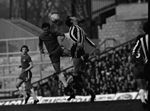 00236 Collection: Malcolm Macdonald clashes with Chelseas Ron Harris during Chelsea v Newcastle United