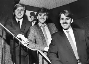 The three managers at Cagneys Night Club in Liverpool, Phil McDonagh The three managers at Cagneys Night Club in Liverpool, Phil McDonagh