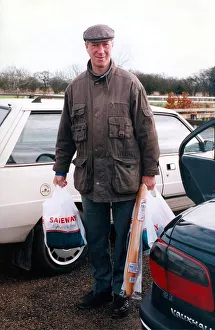 Even managers like Jack Charlton have to do the more mundane things like shopping in Even managers like Jack Charlton have to do the more mundane things like shopping in