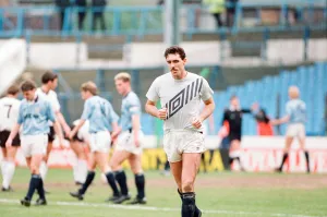 Manchester City 2-1 Derby County, league match at Maine Road, Saturday 20th April 1991 Manchester City 2-1 Derby County, league match at Maine Road, Saturday 20th April 1991
