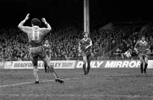 Manchester City 3 v. Middlesbrough 2. Division One Football . January 1981 MF01-13-038 Manchester City 3 v. Middlesbrough 2. Division One Football . January 1981 MF01-13-038