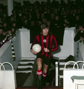 Manchester City footballer Colin Bell leaves the tunnel before his side' Manchester City footballer Colin Bell leaves the tunnel before his side'