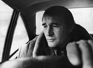 Manchester City manager Malcolm Allison seen here driving his car 3rd March 1979 Manchester City manager Malcolm Allison seen here driving his car 3rd March 1979