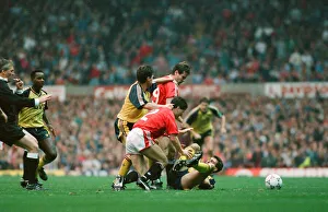 Manchester United 0 v. Arsenal 1. 20th October 1990 Manchester United 0 v. Arsenal 1. 20th October 1990